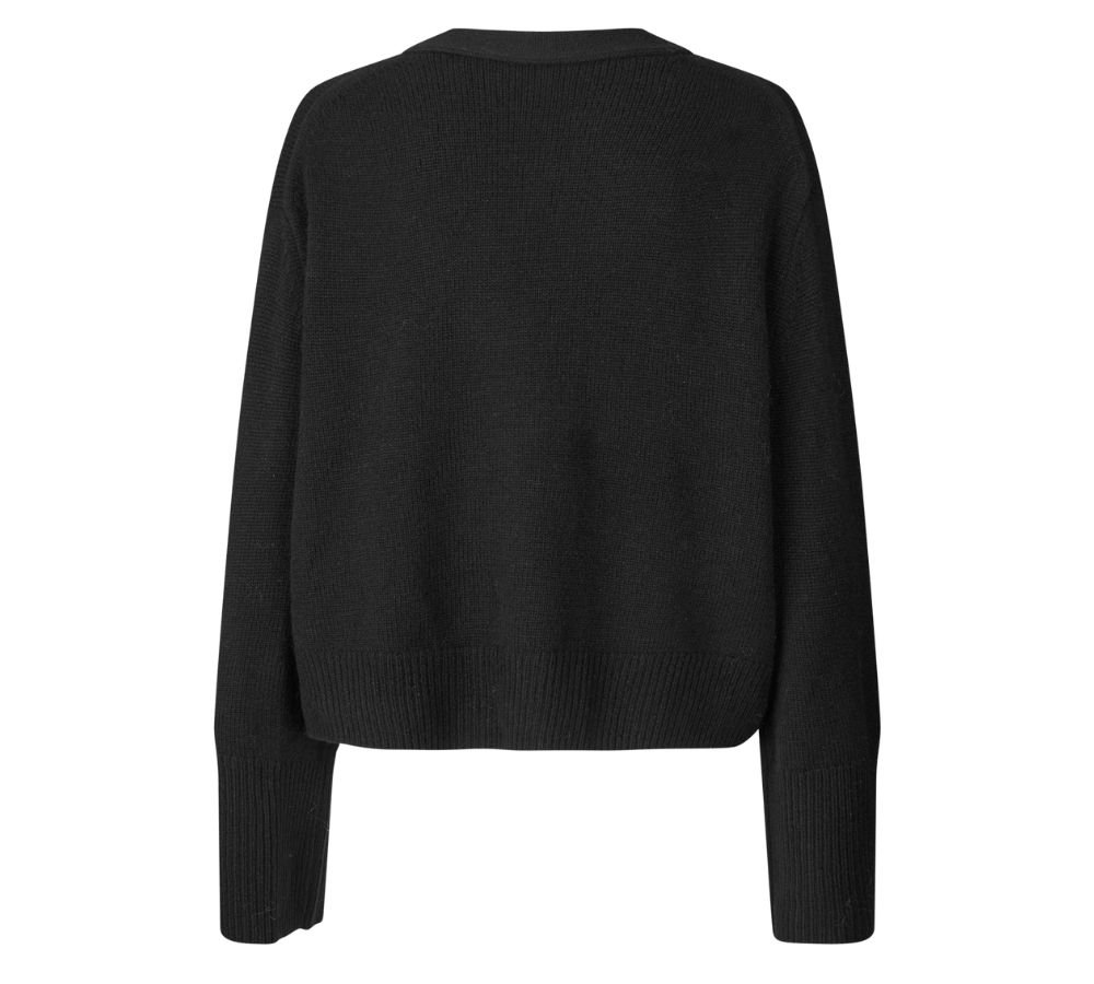 Alpha cardigan - sort